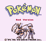 Pokemon Red - Emu Edition Title Screen